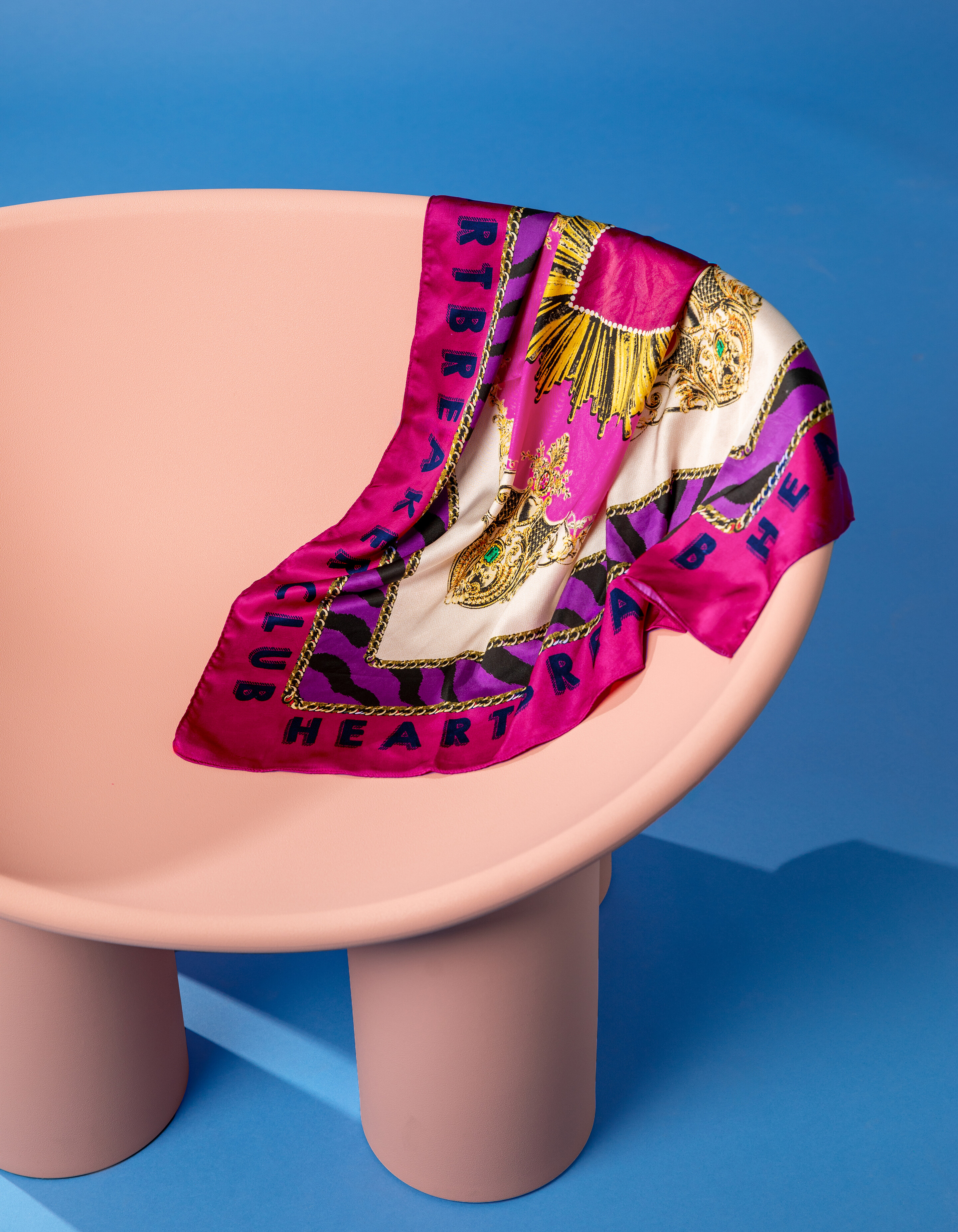 Hartjes Sjaal Roze By Lizzy SHOEBY ACCESSOIRES