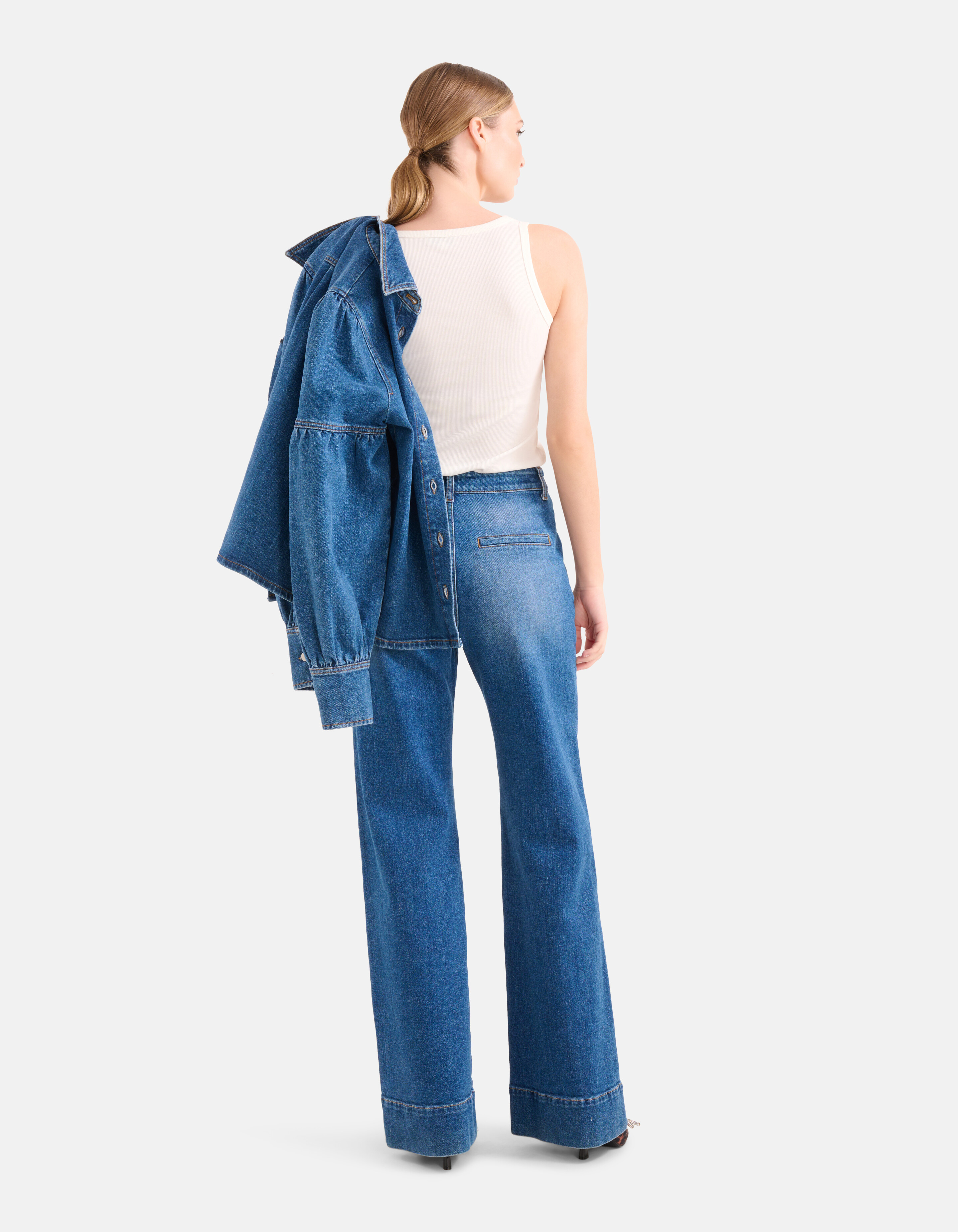 Wide Leg Jeans Mediumstone By Mieke SHOEBY WOMEN