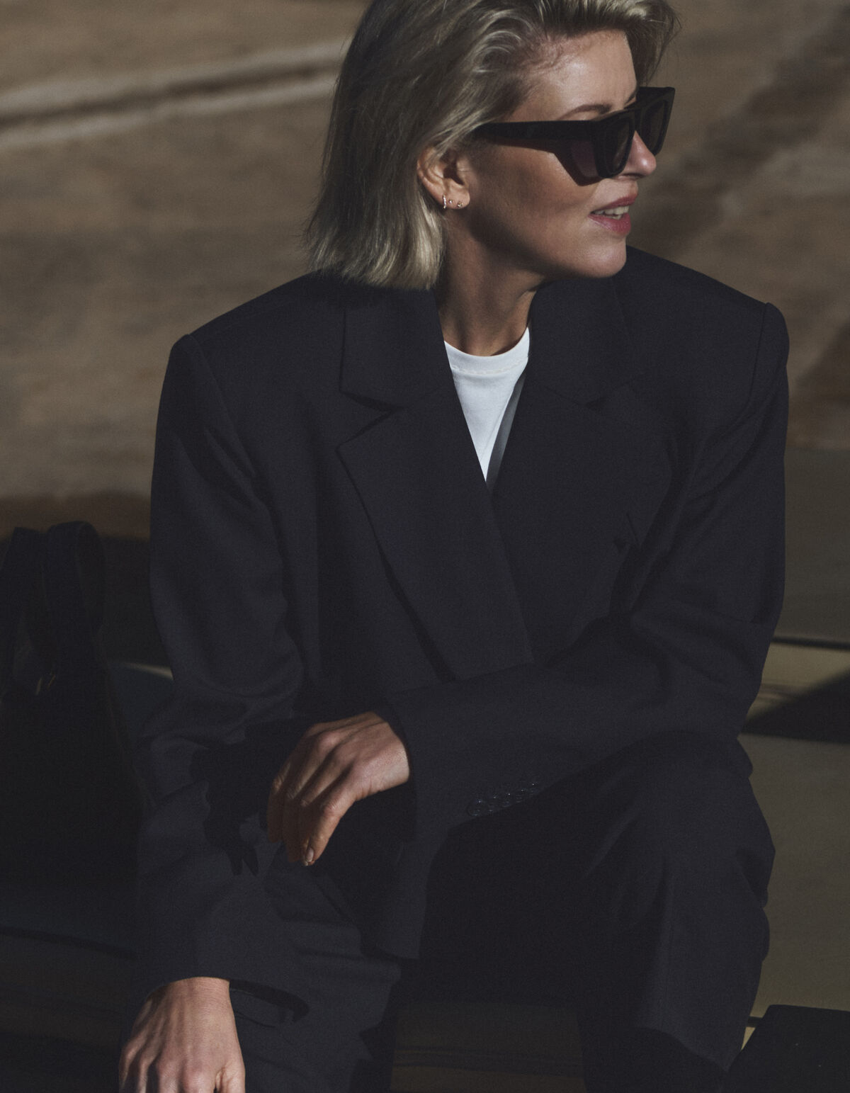 Oversized Blazer Donkerblauw By Lonneke SHOEBY WOMEN