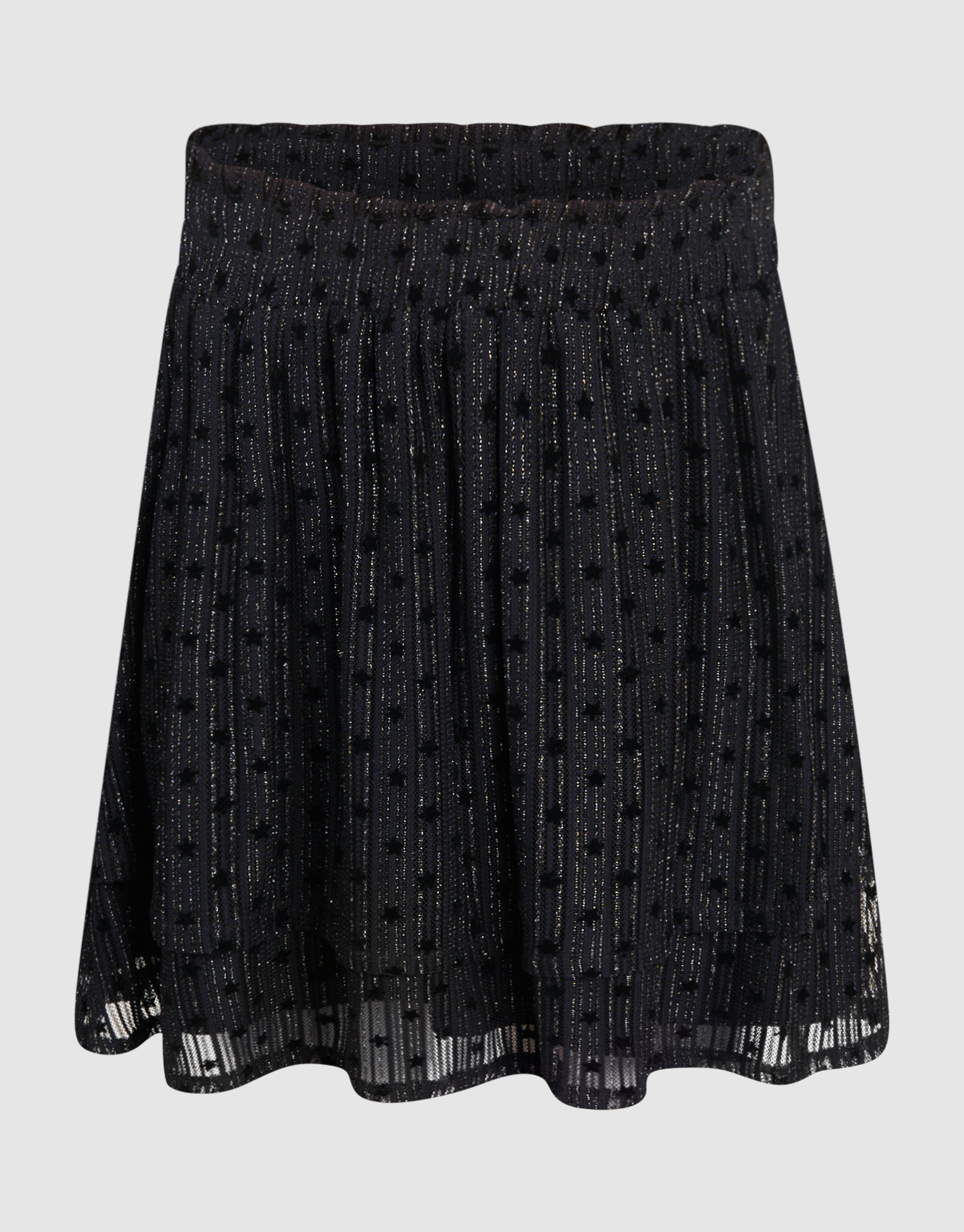 Glitter Mesh Rok Zwart SHOEBY GIRLS