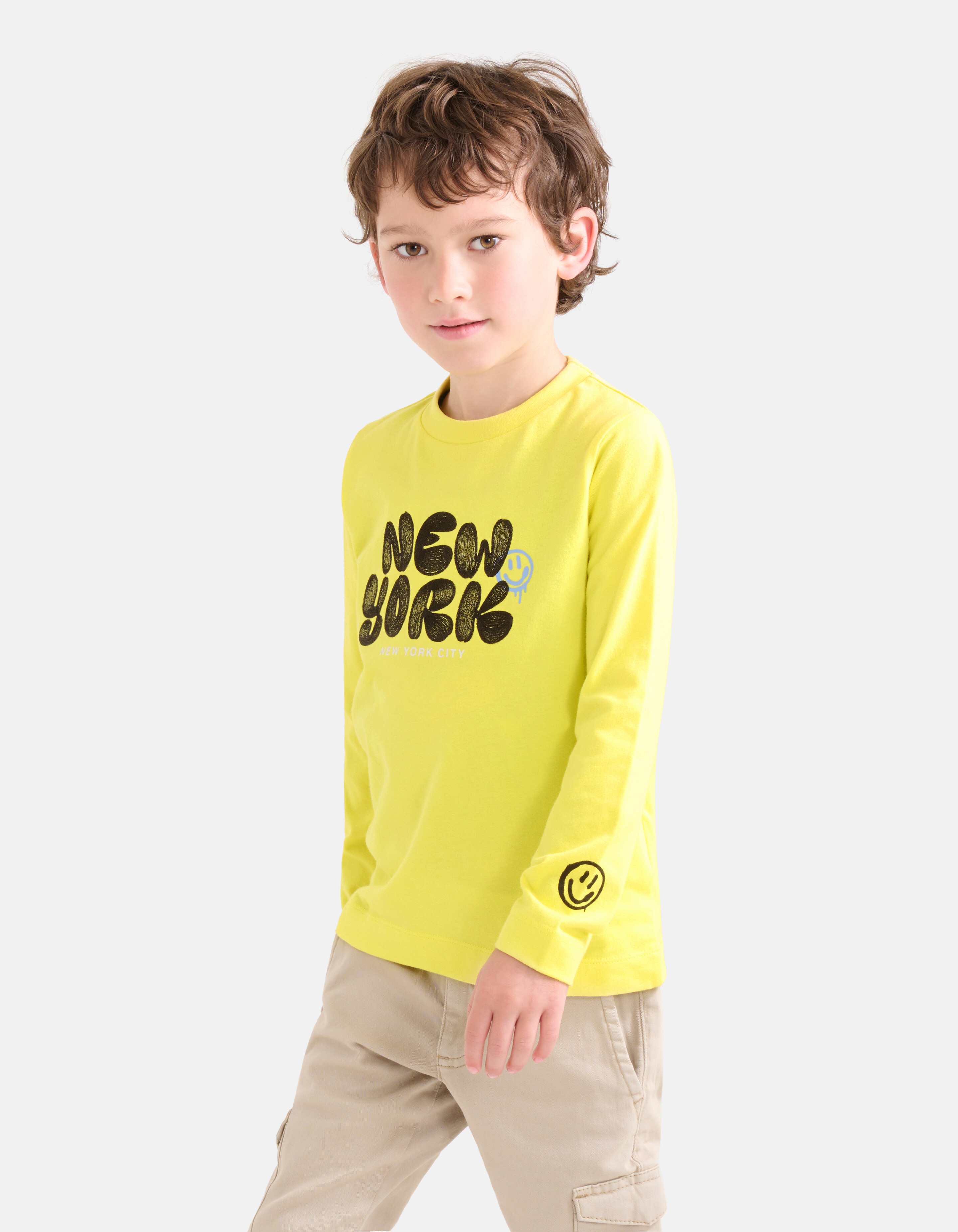 Embroidery Longsleeve Geel SHOEBY BOYS