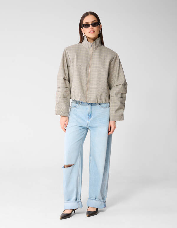 Oversized Ruiten Jack Lichtbruin By Monica SHOEBY WOMEN