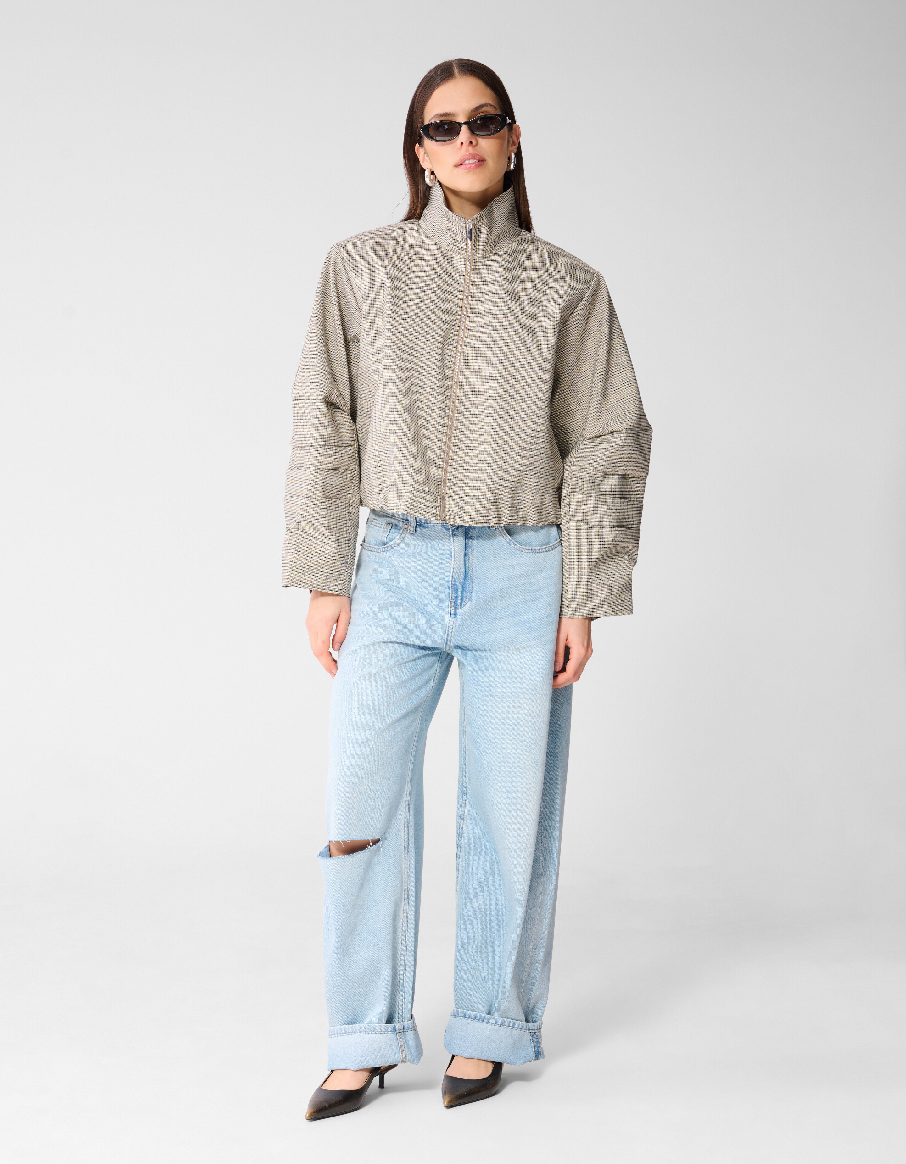 Oversized Ruiten Jack Lichtbruin By Monica SHOEBY WOMEN