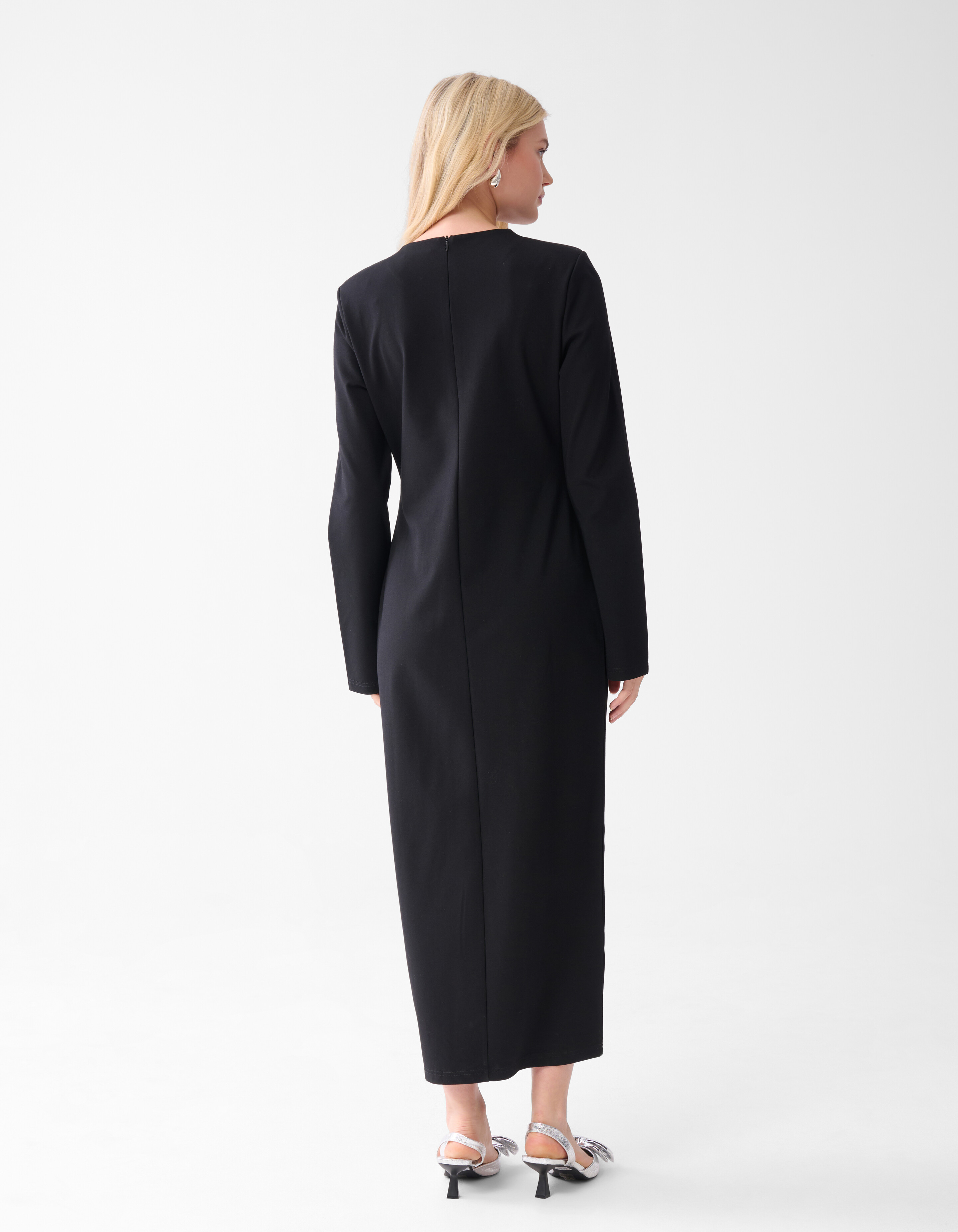 Eyelet Maxi Jurk Zwart SHOEBY WOMEN