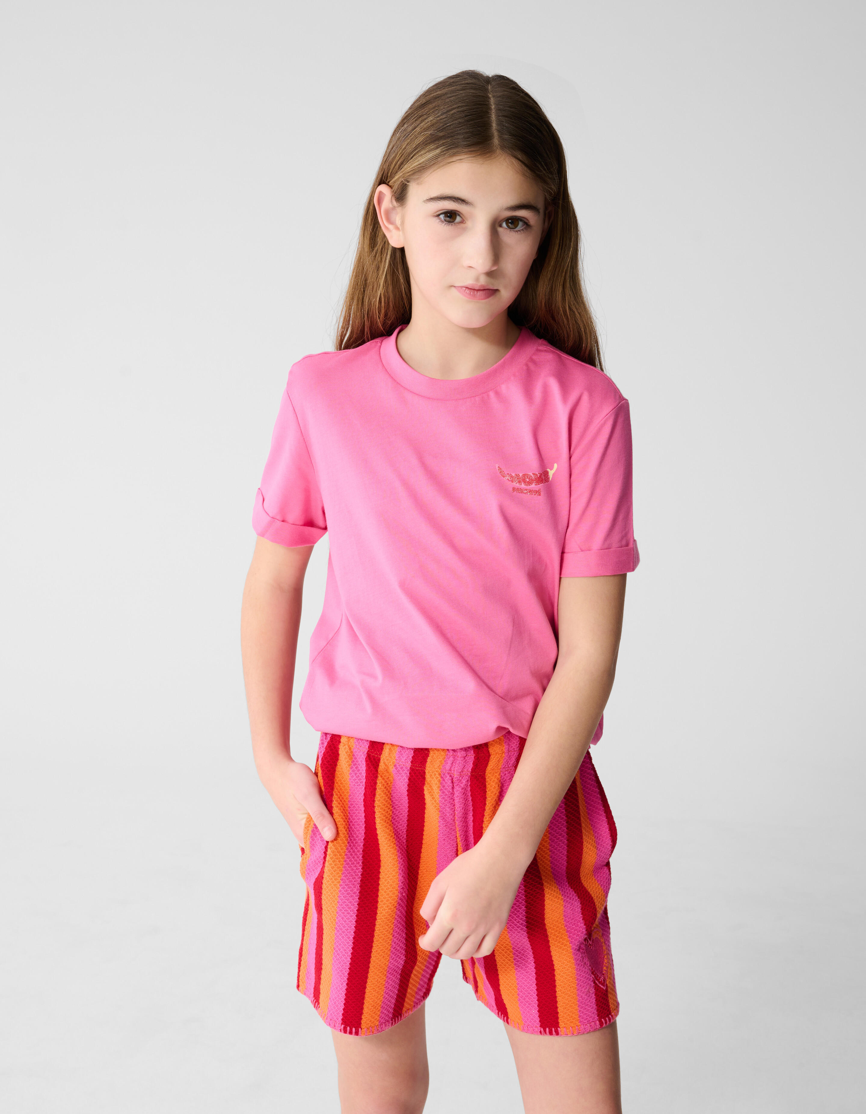 Amour Pepper Artwork T-shirt Roze SHOEBY GIRLS