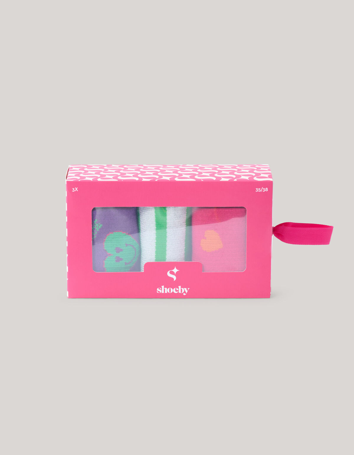 Giftbox Sokken Roze SHOEBY ACCESSOIRES