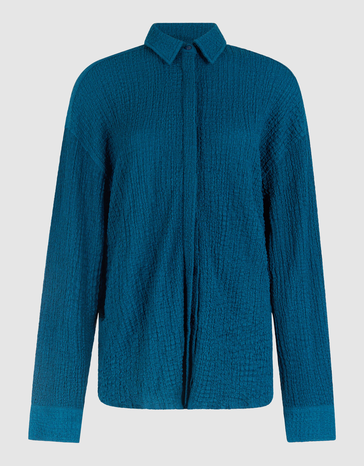 Crinkle Blouse Donkerblauw SHOEBY WOMEN