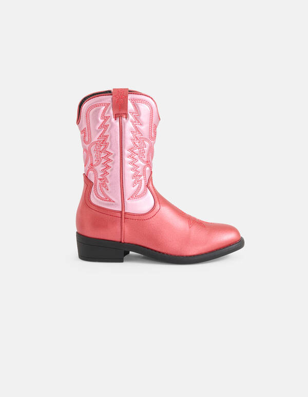 Western Laars Rood SHOEBY SHOES