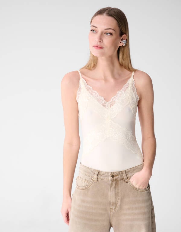 Kanten Body Gebroken Wit SHOEBY WOMEN