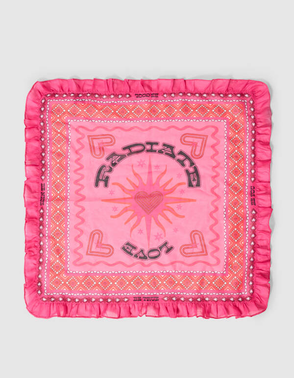 Love Radiate Bandana Roze SHOEBY ACCESSOIRES
