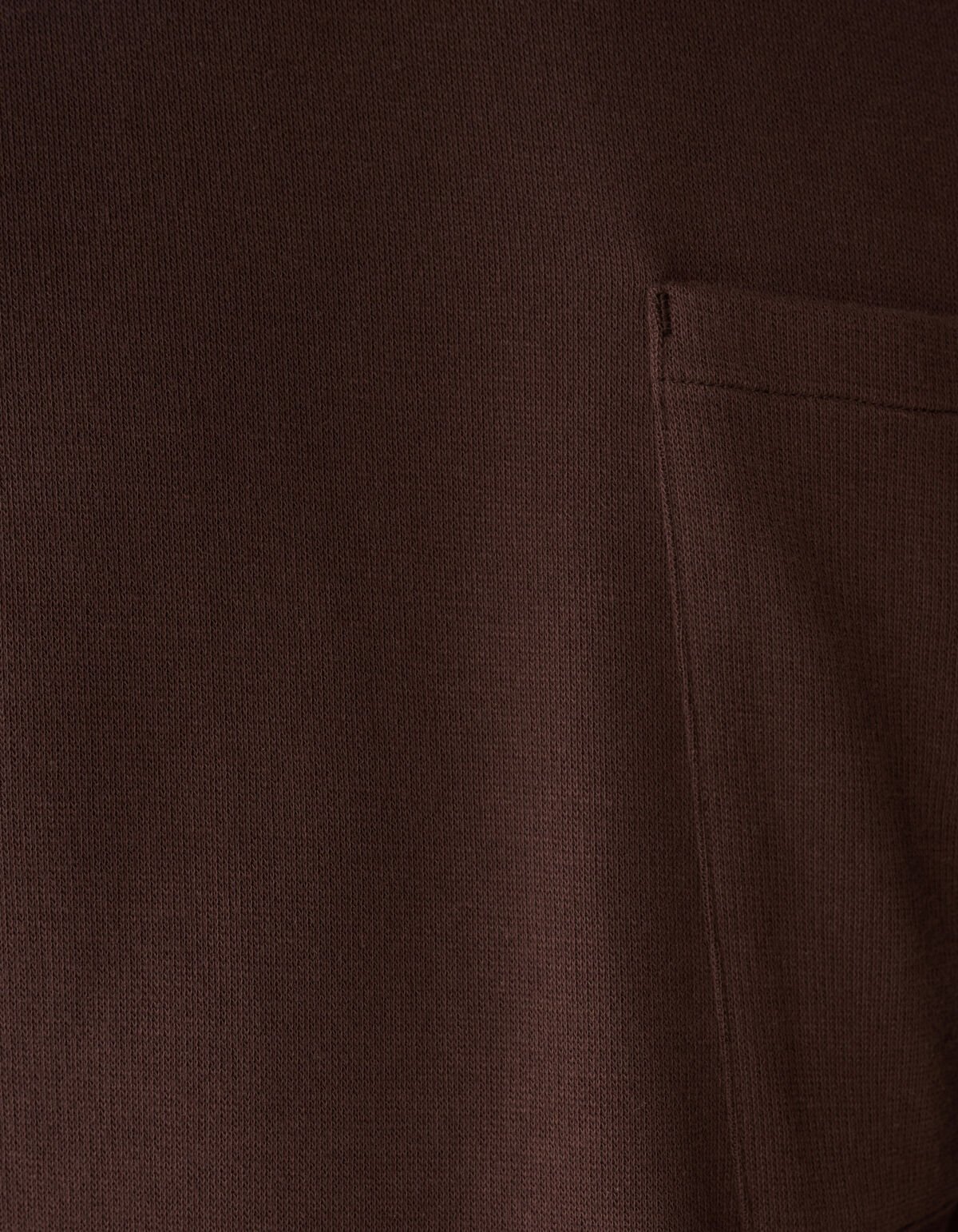 Cord Pocket T-shirt Donkerbruin SHOEBY MEN