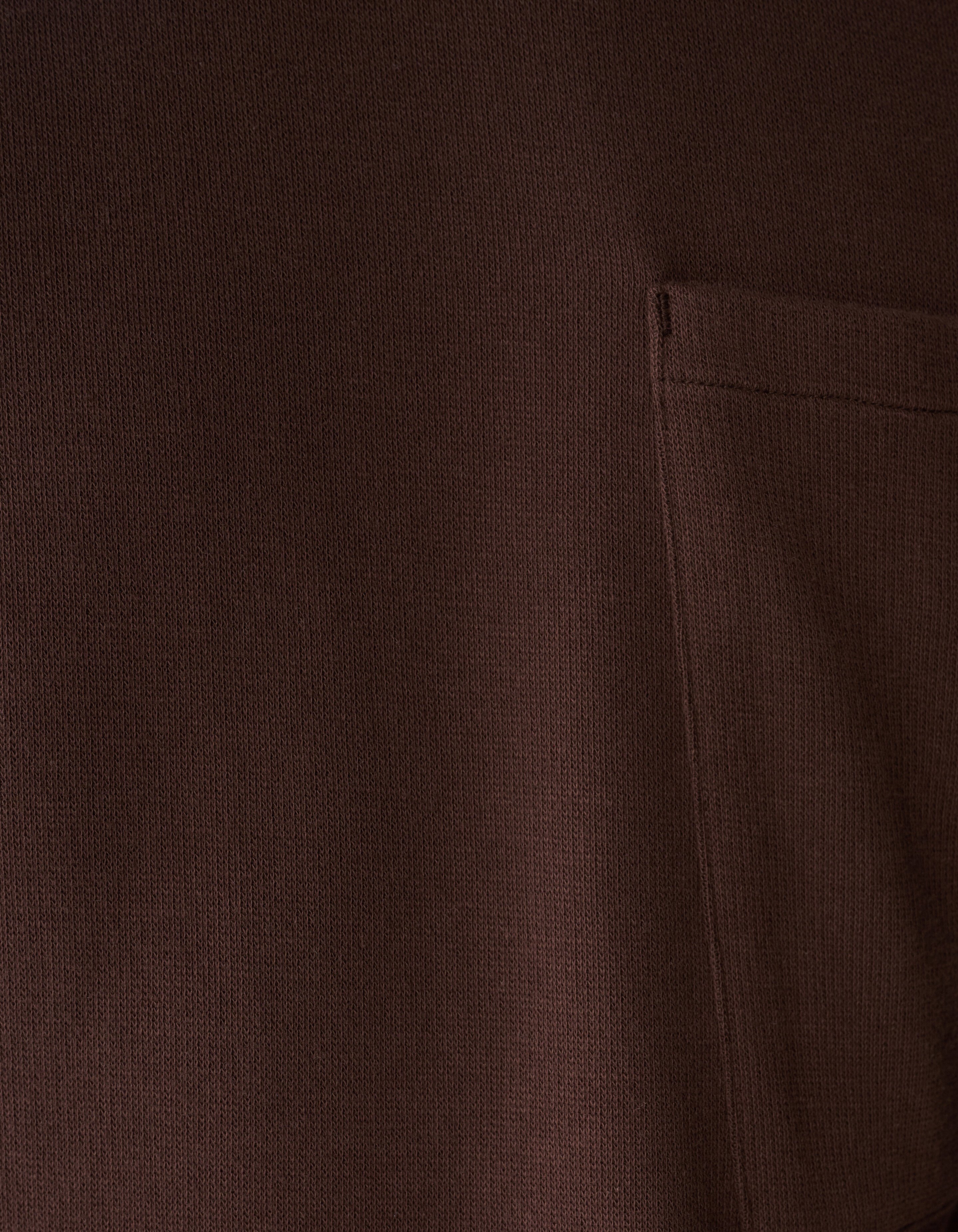 Cord Pocket T-shirt Donkerbruin SHOEBY MEN