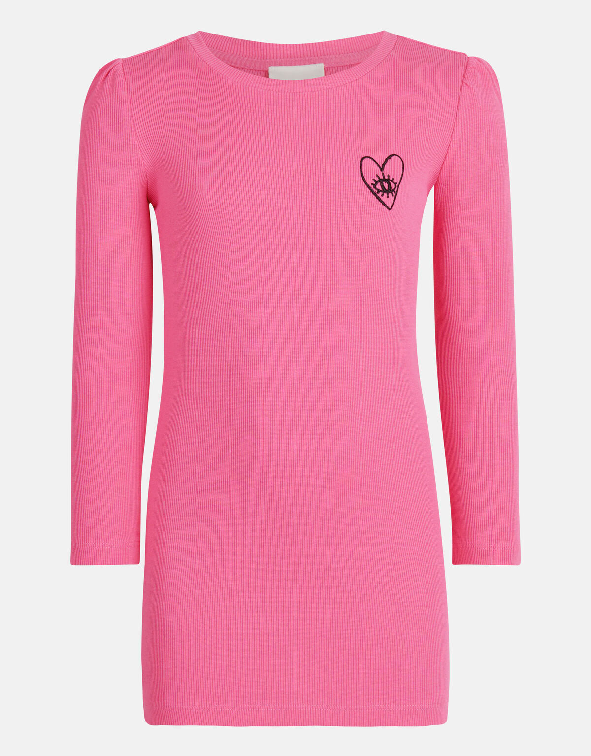 Rib Jurk Roze SHOEBY GIRLS