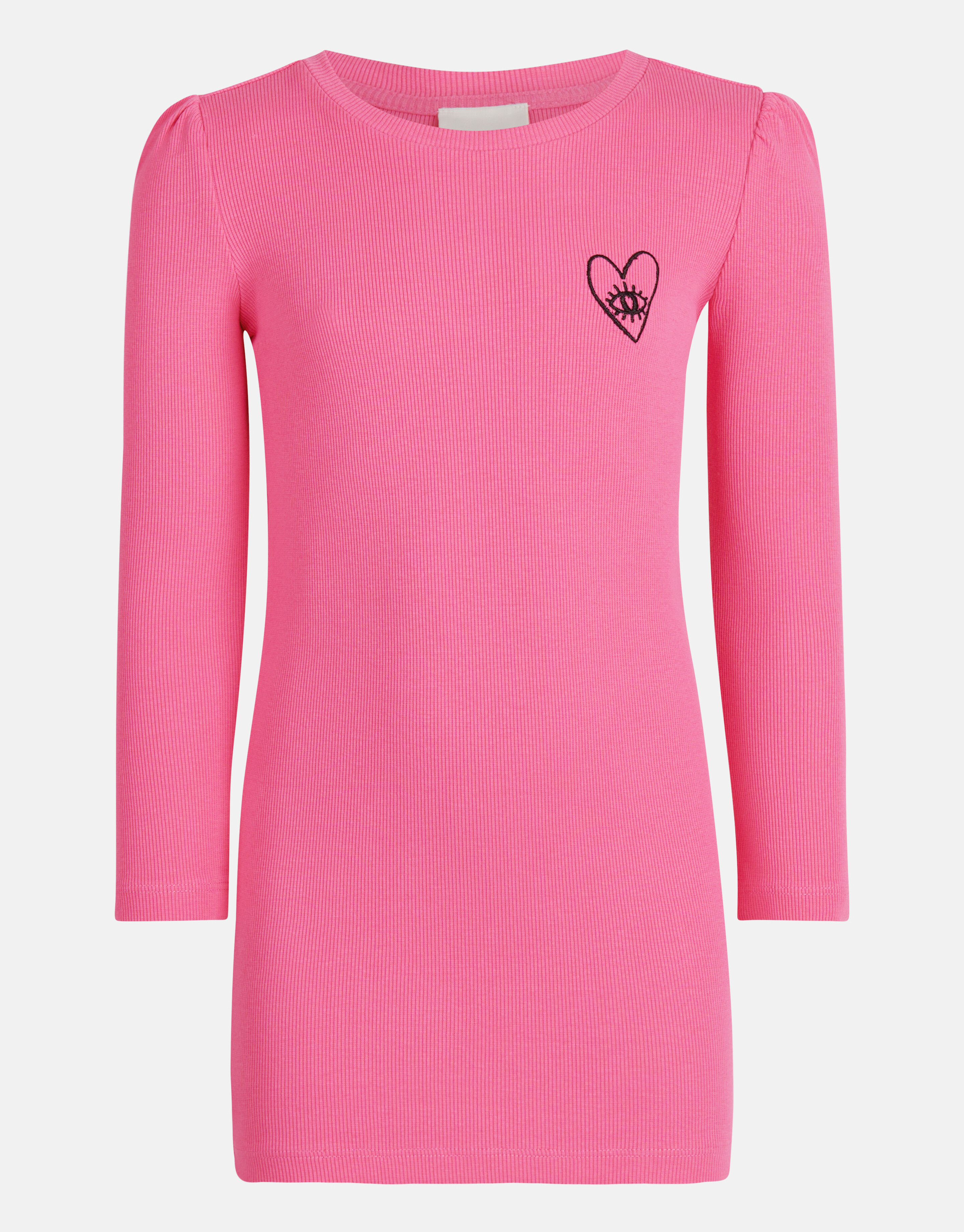 Rib Jurk Roze SHOEBY GIRLS