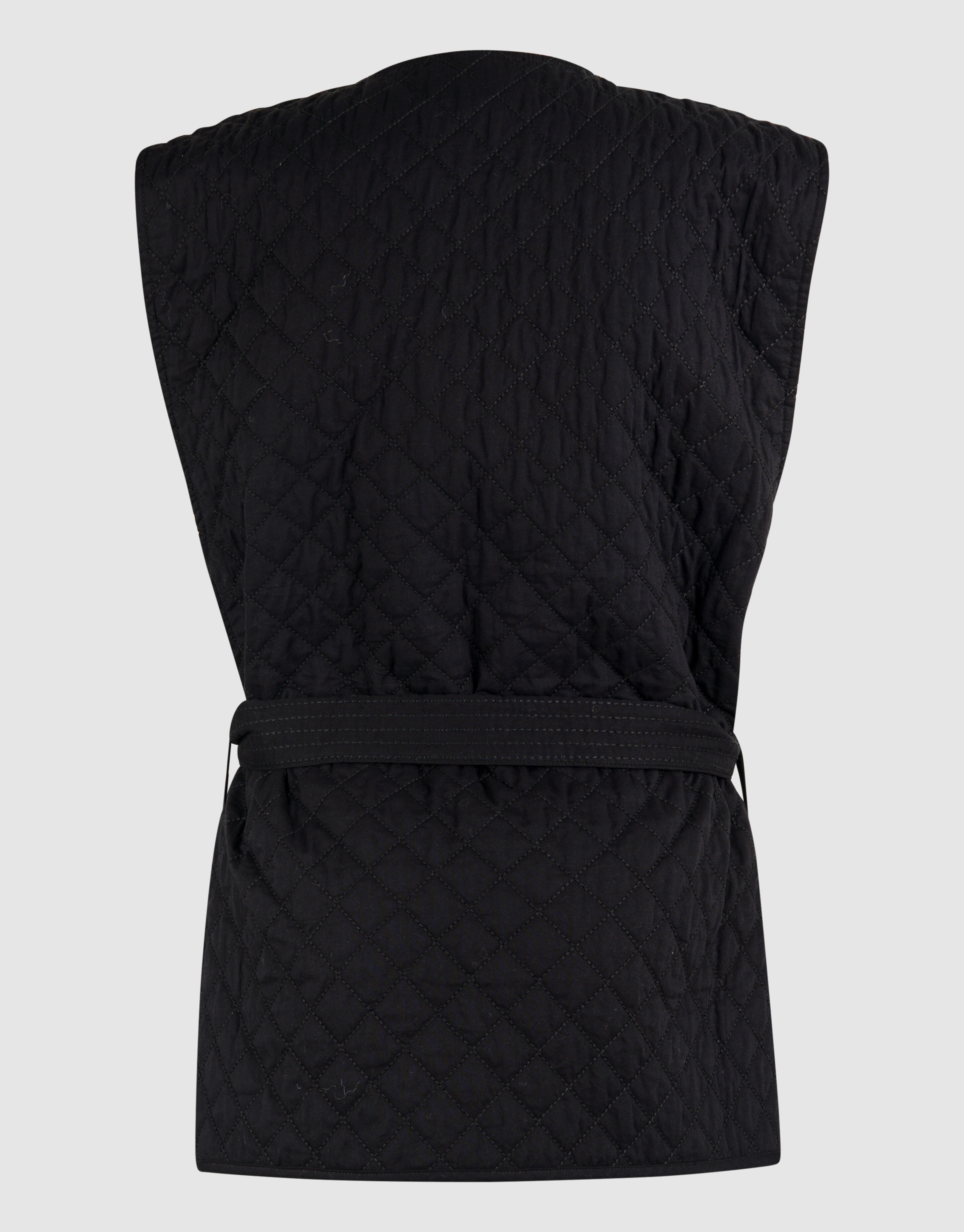 Quilted Gilet Zwart By Mieke SHOEBY WOMEN
