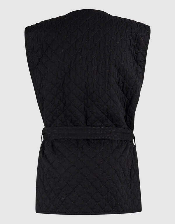 Quilted Gilet Zwart By Mieke SHOEBY WOMEN