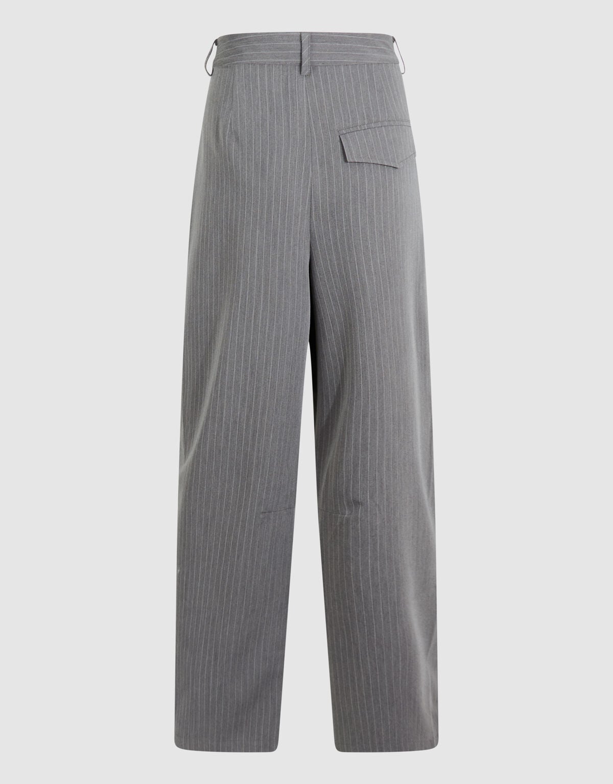 Pinstripe Pleated Pantalon Donkergrijs SHOEBY WOMEN