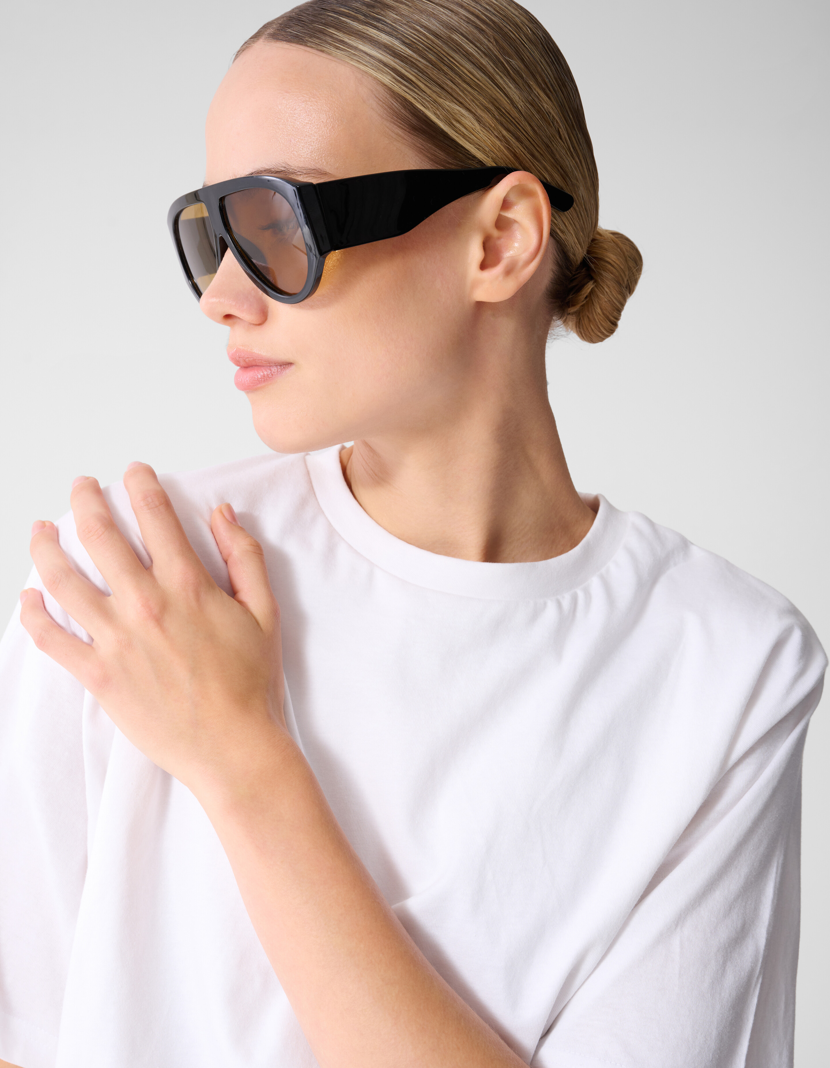 Oversized Balloon T-shirt Wit SHOEBY WOMEN