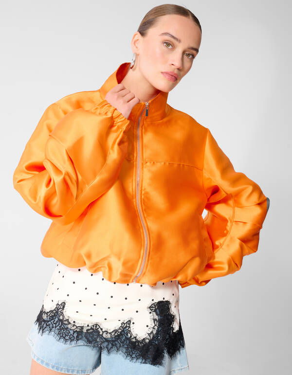Oversized Bomberjack Oranje SHOEBY WOMEN