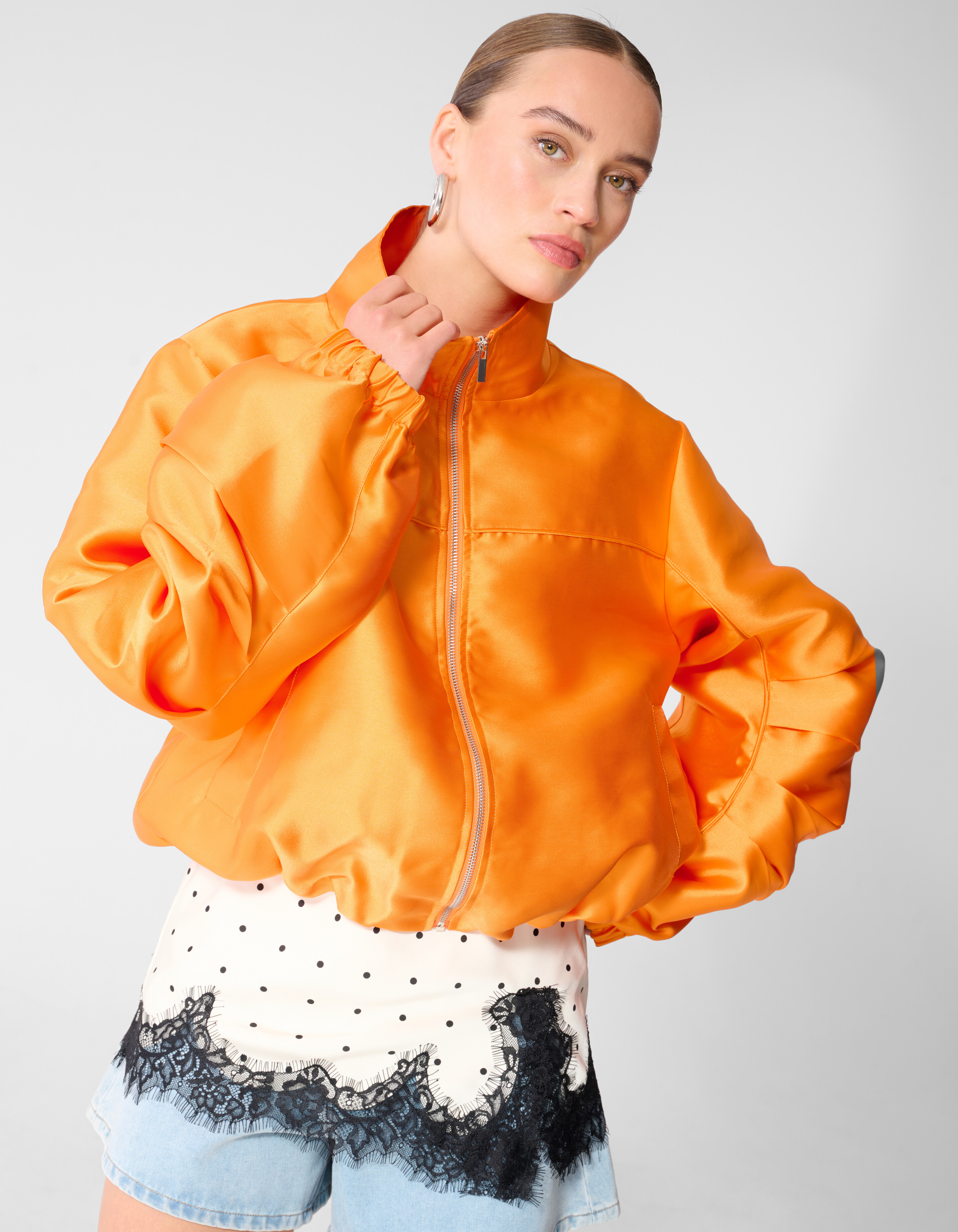 Oversized Bomberjack Oranje SHOEBY WOMEN