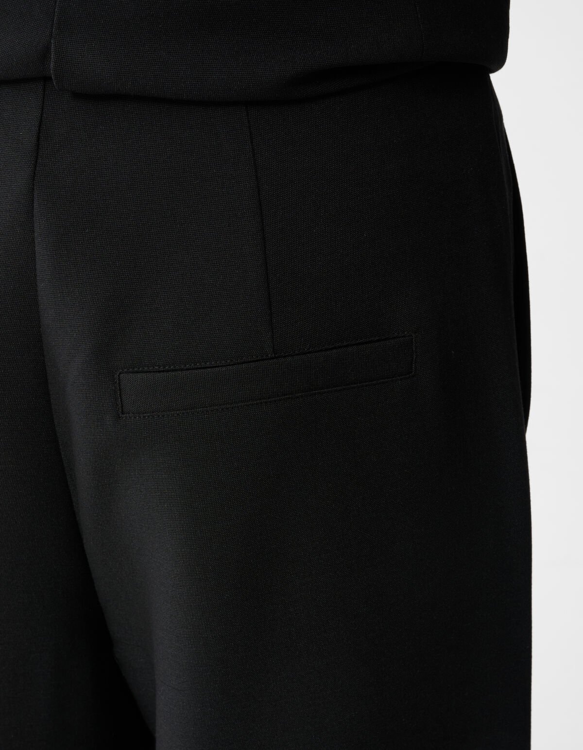 Wide Leg Broek Zwart SHOEBY WOMEN