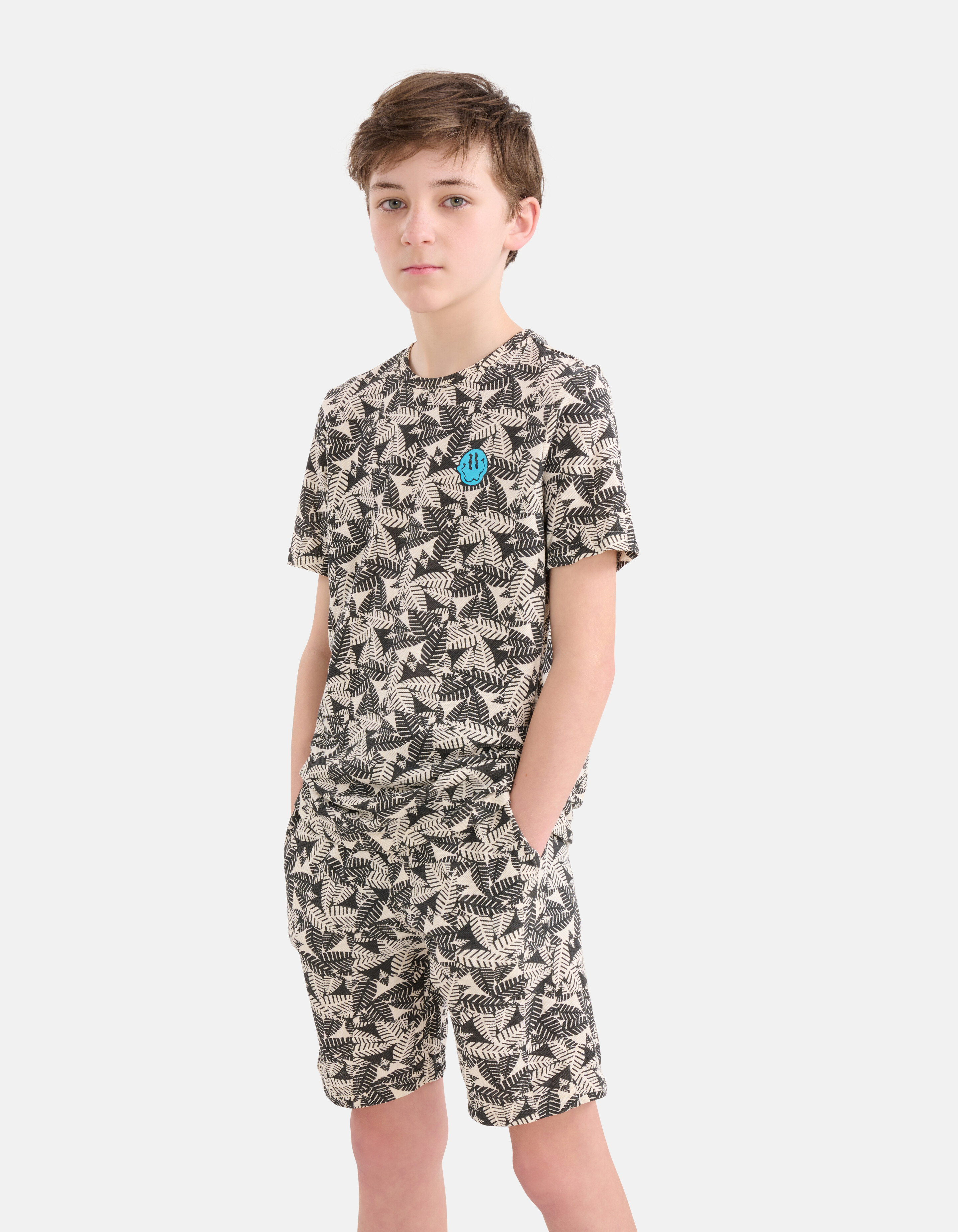 Printed T-shirt Zwart SHOEBY BOYS