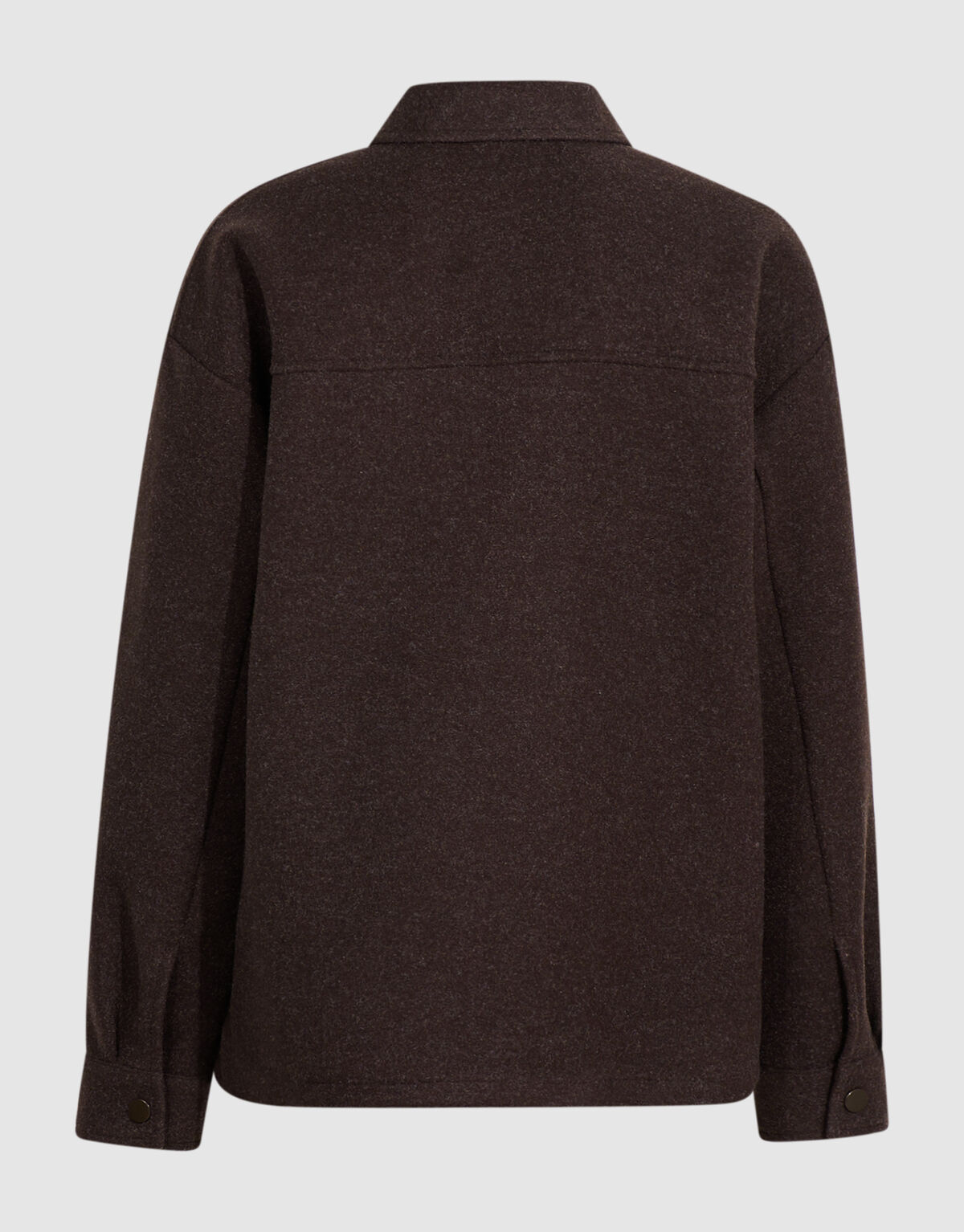 Felt Overshirt Donkerbruin SHOEBY BOYS