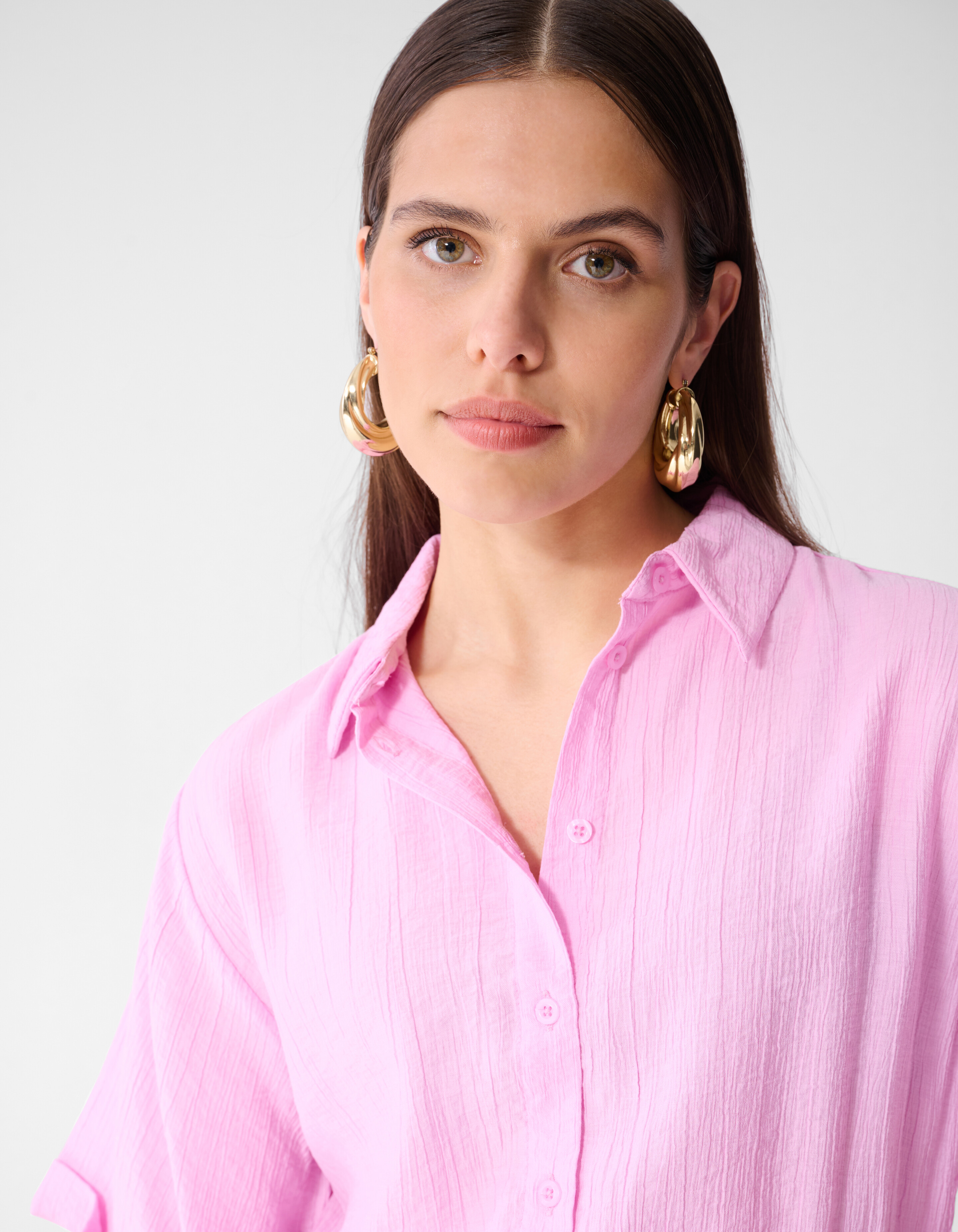 Structuur Knot Mini Jurk Roze SHOEBY WOMEN