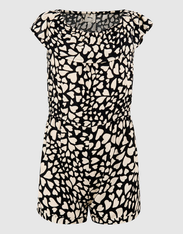 Heart Jumpsuit Zwart SHOEBY GIRLS