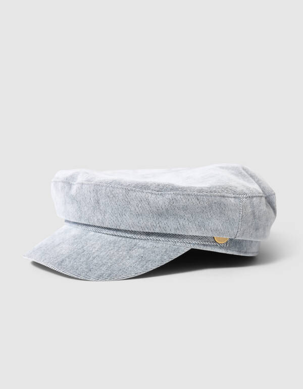 Baker Boy Military Cap Lichtgrijs SHOEBY ACCESSOIRES