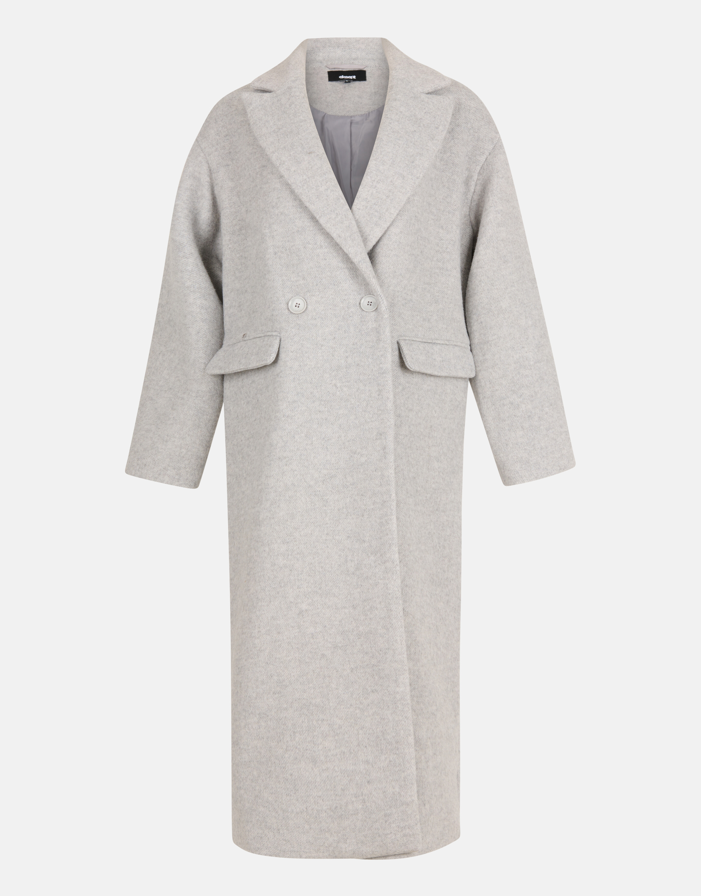 Lange Rechte Jas Grijs SHOEBY WOMEN