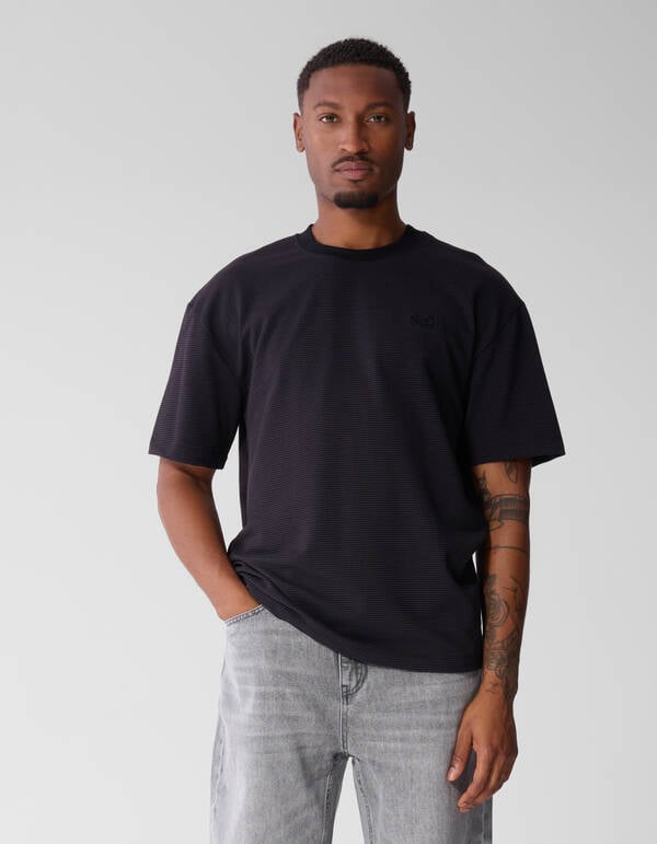 Honeycomb T-shirt Paars SHOEBY MEN