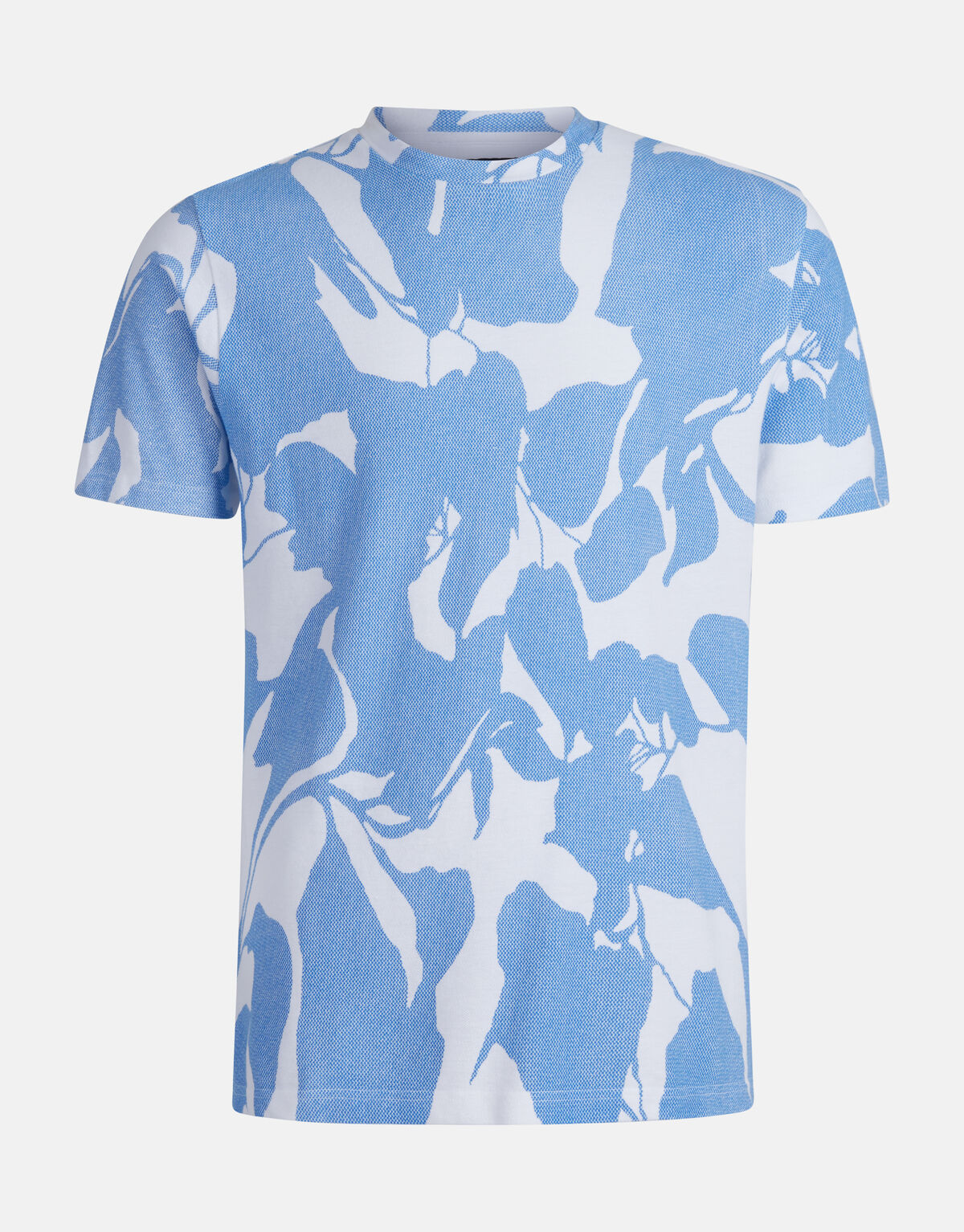 Waterprint T-shirt Blauw SHOEBY MEN