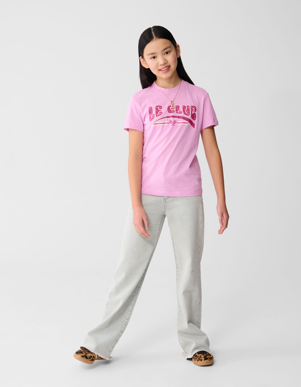 Glitter Club Artwork T-shirt Lichtroze SHOEBY GIRLS