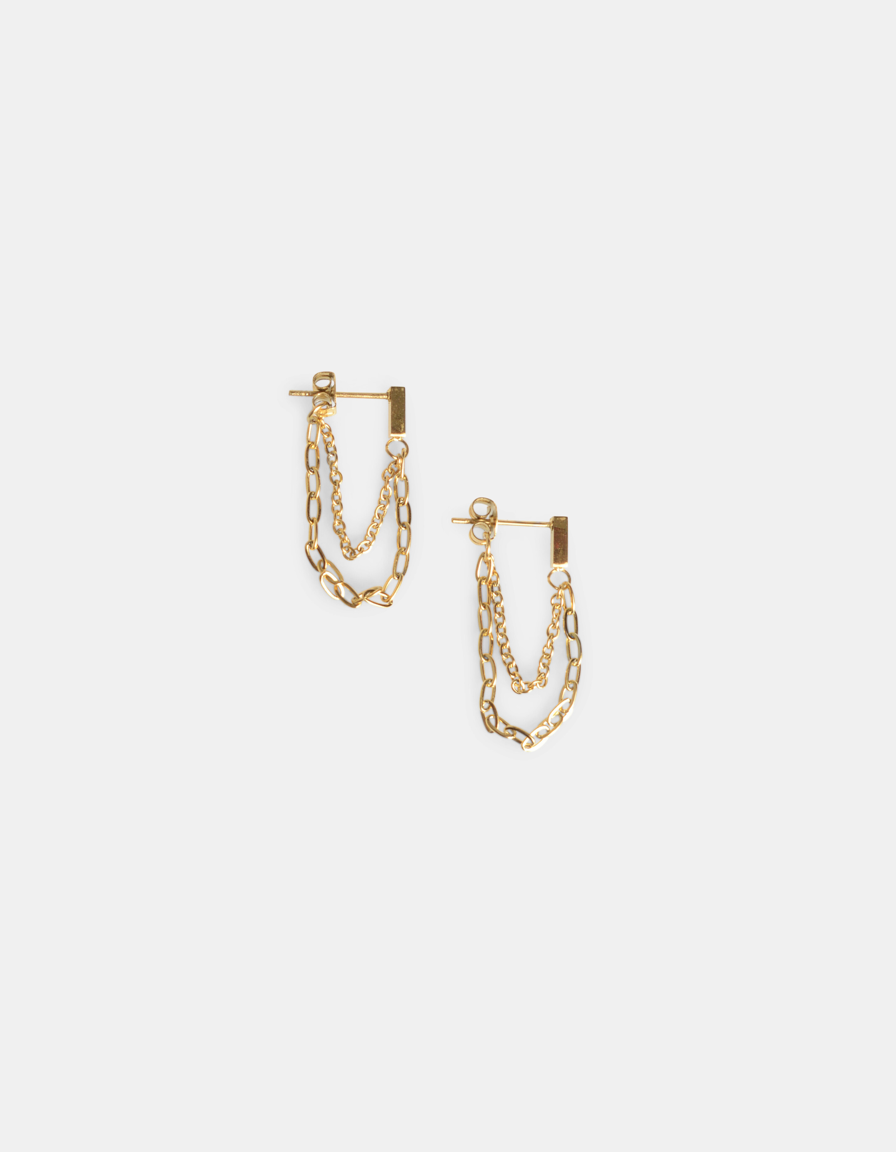 Bar Chain Oorbellen Stainless Steel ACCESSOIRES SHOEBY