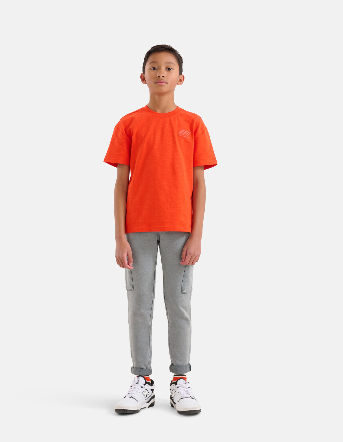 Heavy Basis T-shirt Rood SHOEBY BOYS