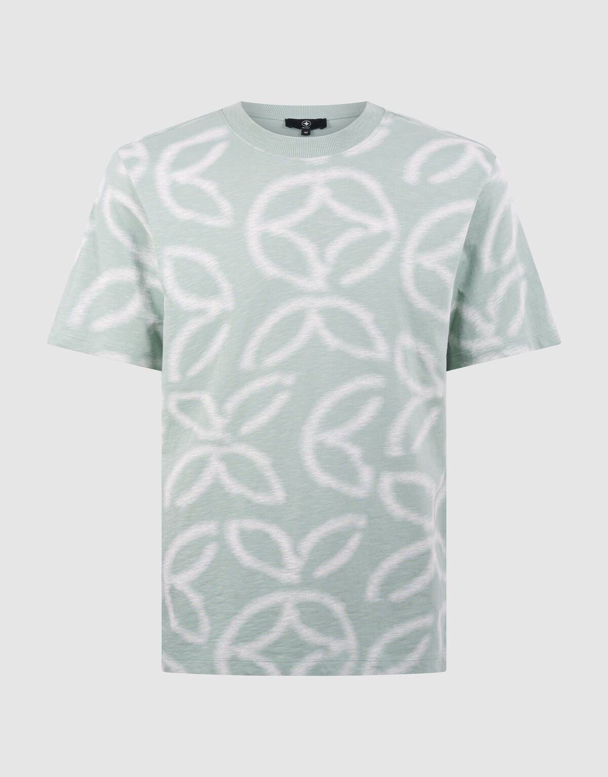 All Over Logo T-shirt Lichtgroen SHOEBY MEN