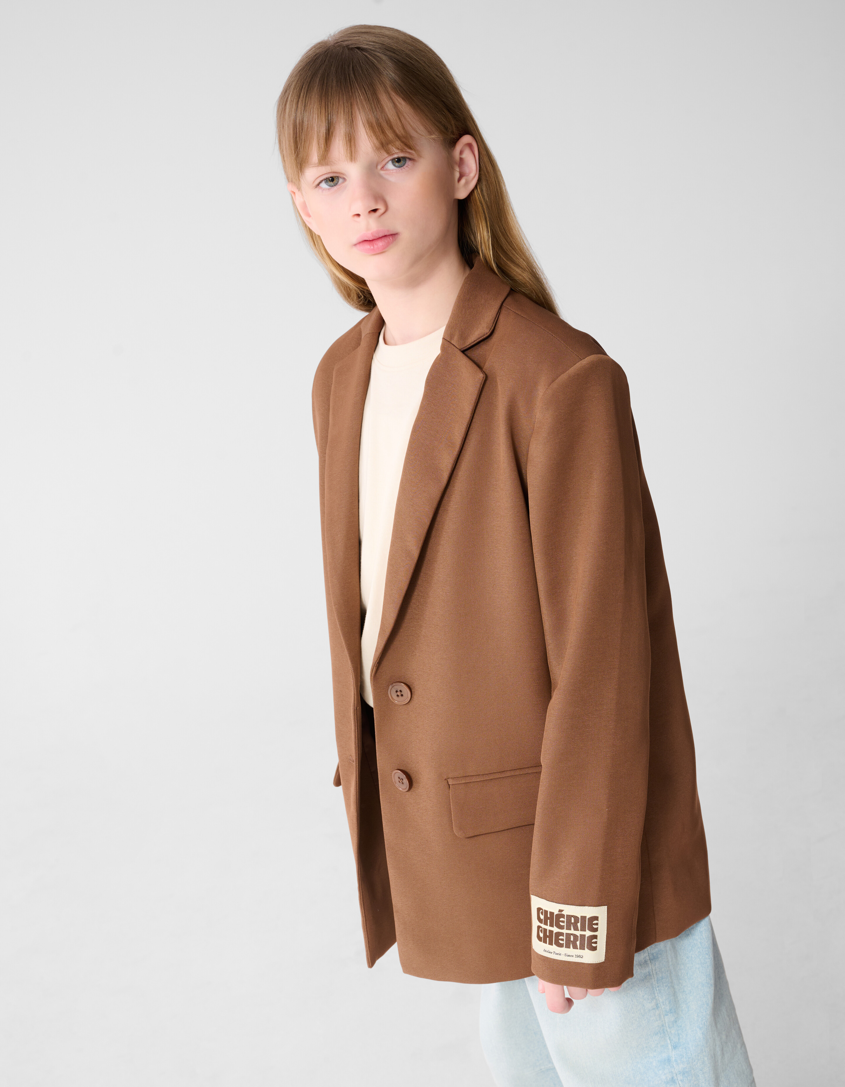 Open Rug Blazer Bruin SHOEBY GIRLS