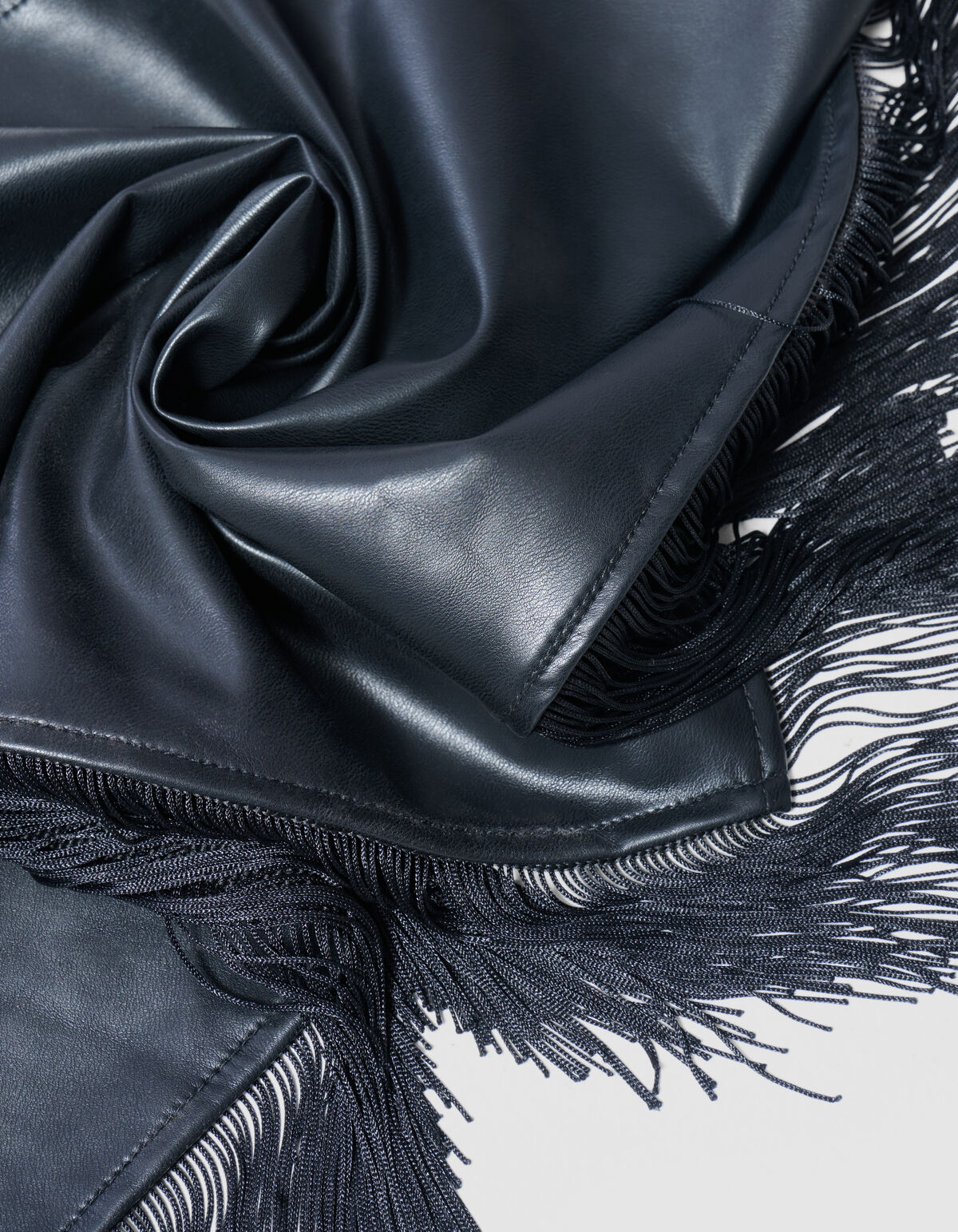 Fringe Sjaal Zwart SHOEBY ACCESSOIRES