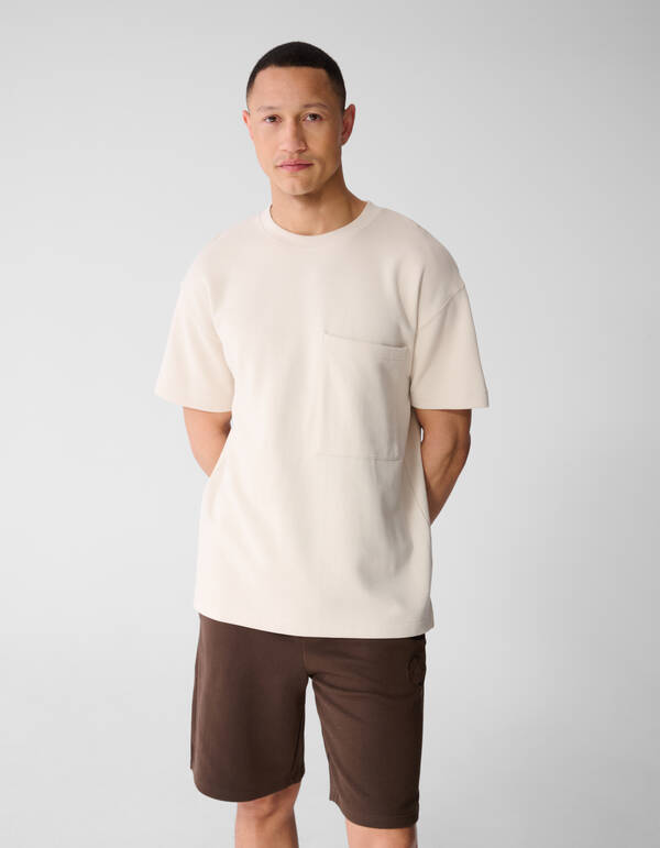 Cord Pocket T-shirt Zand SHOEBY MEN