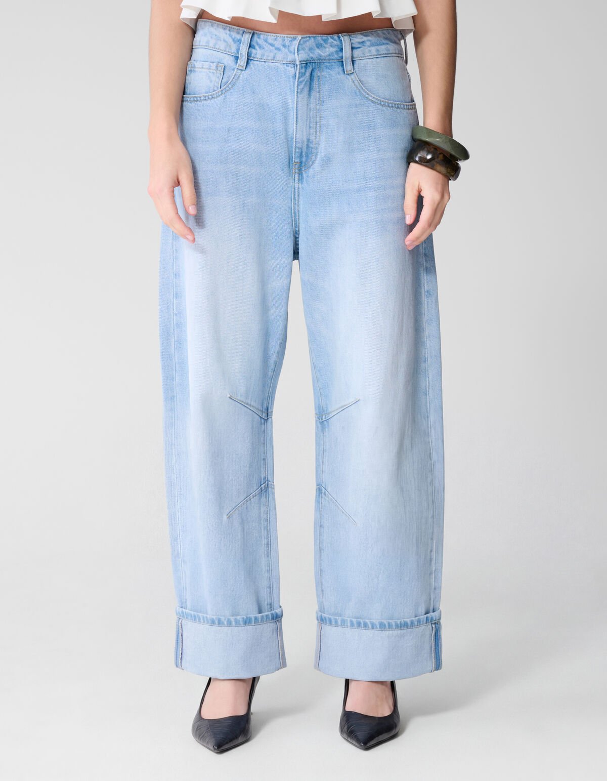 Barrel Fit Jeans Blauw By Lonneke SHOEBY WOMEN