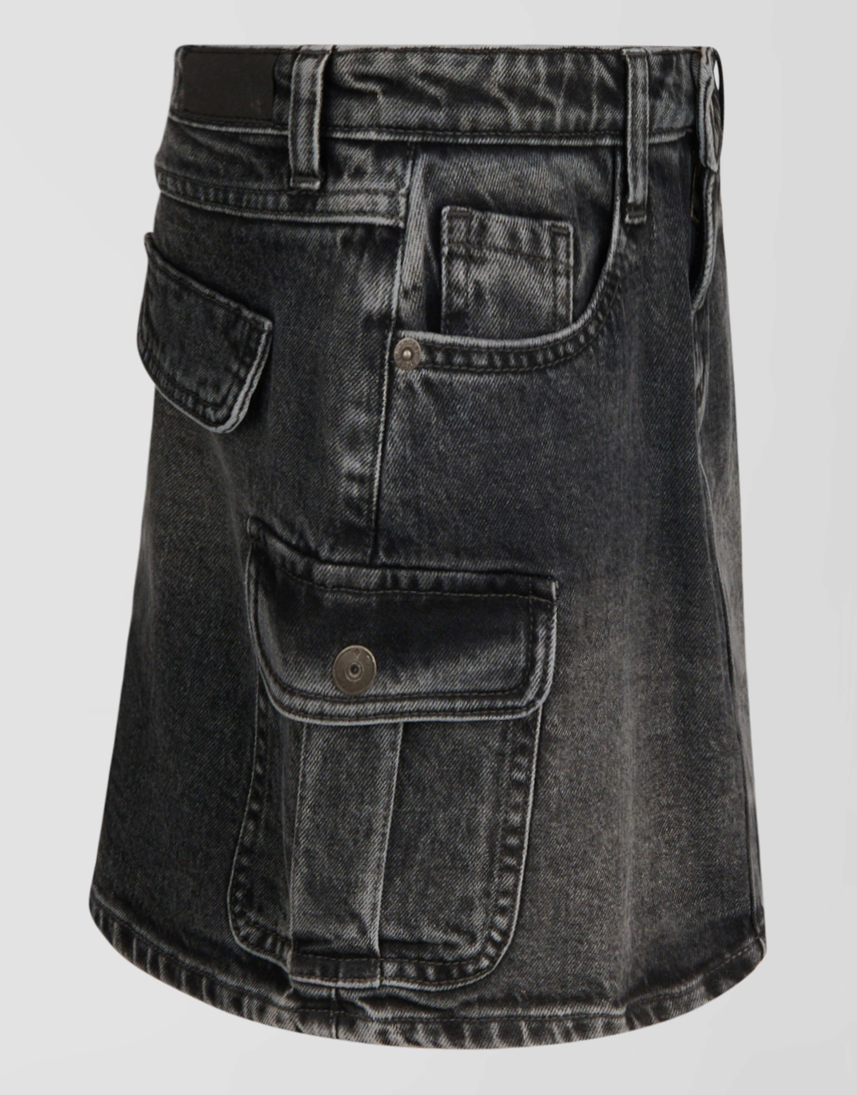 Cargo Denim Rok Donkergrijs SHOEBY GIRLS
