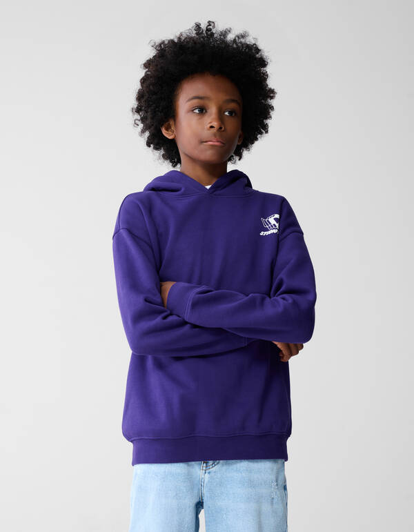 Chill Hoodie Donkerpaars SHOEBY BOYS