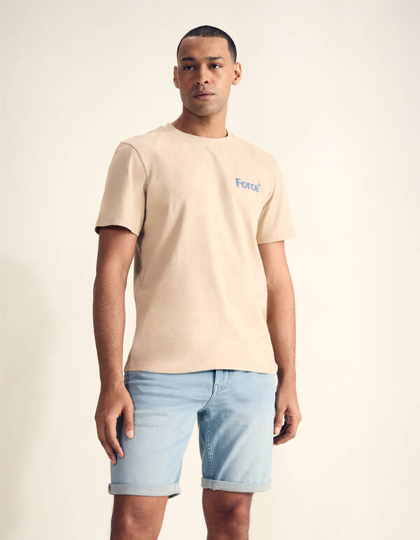 Force T-shirt Zand SHOEBY MEN