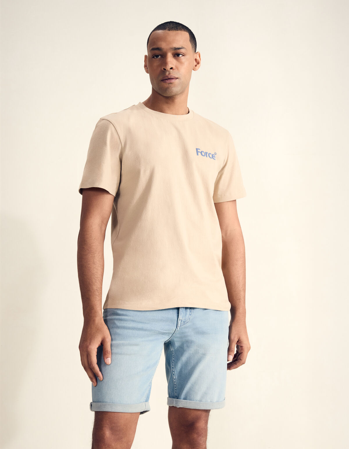 Force T-shirt Zand SHOEBY MEN
