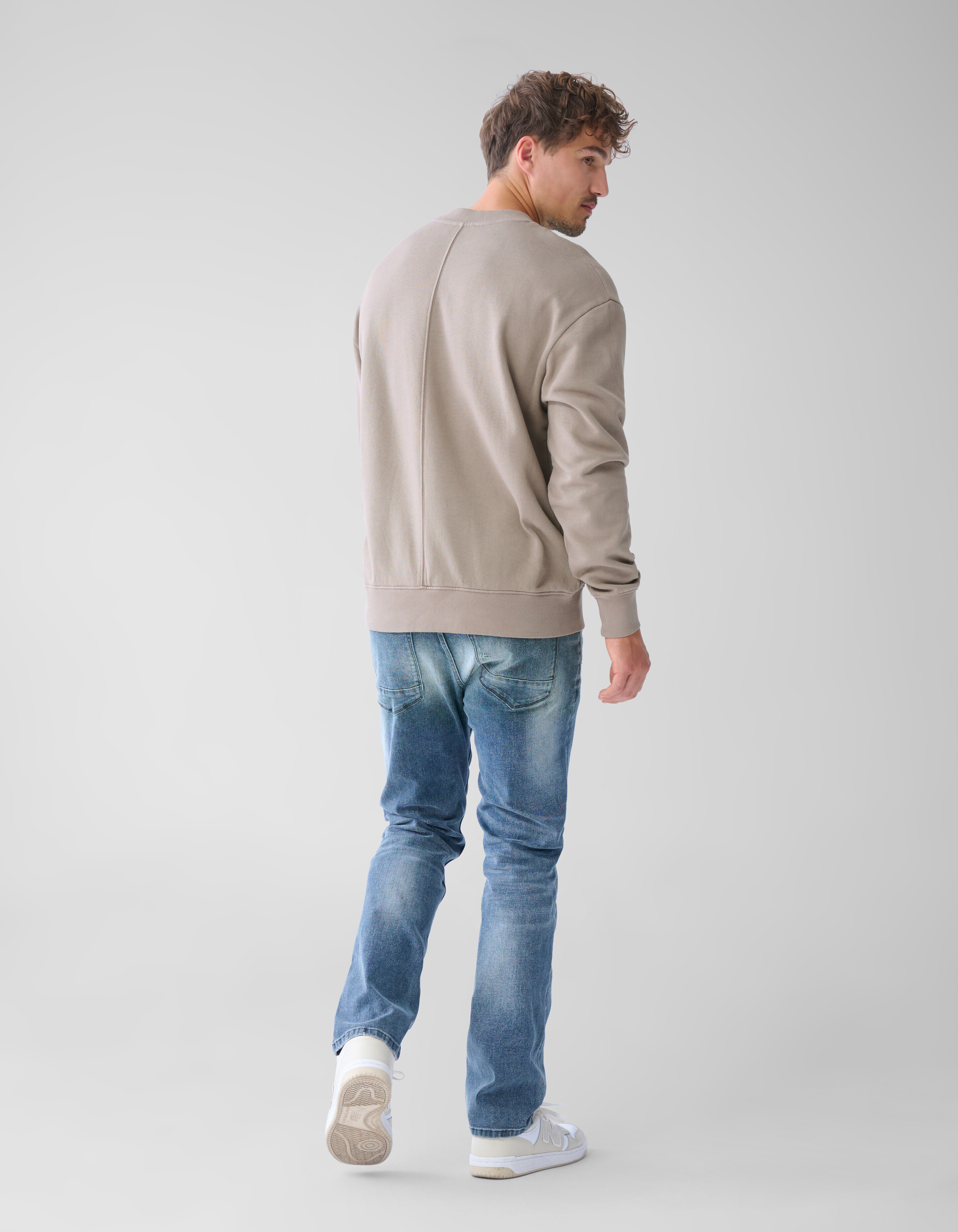 Pocket Sweater Lichtbruin SHOEBY MEN