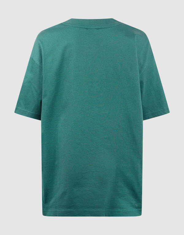 Embroidery Artwork T-shirt Donkergroen SHOEBY BOYS