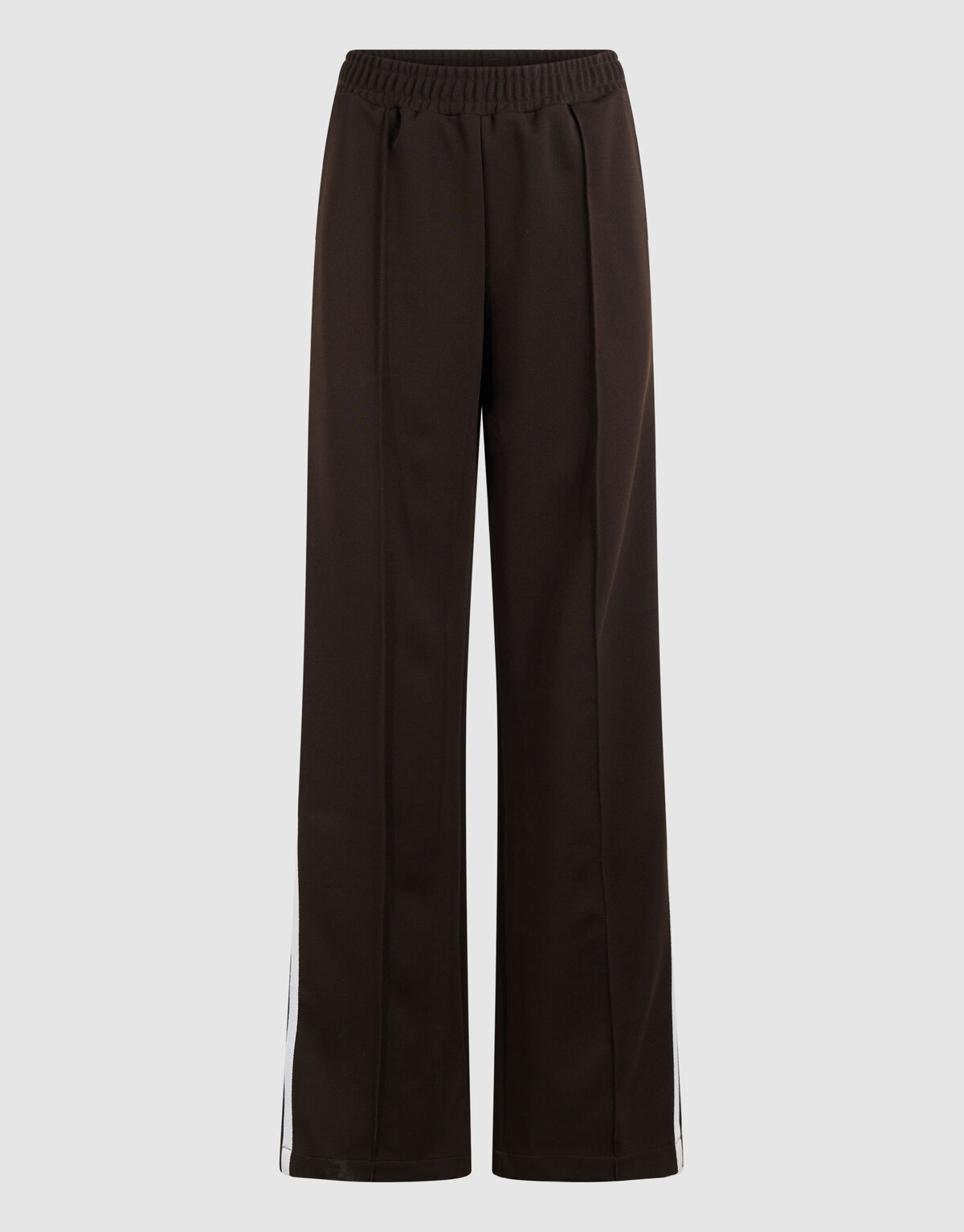 Sporty Wide Leg Broek Bruin SHOEBY WOMEN