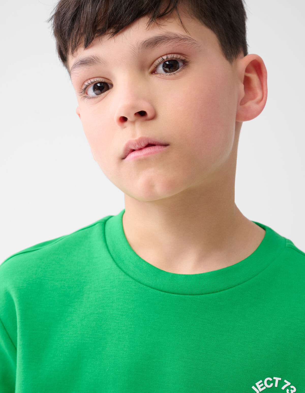 Tekst T-shirt Groen SHOEBY BOYS