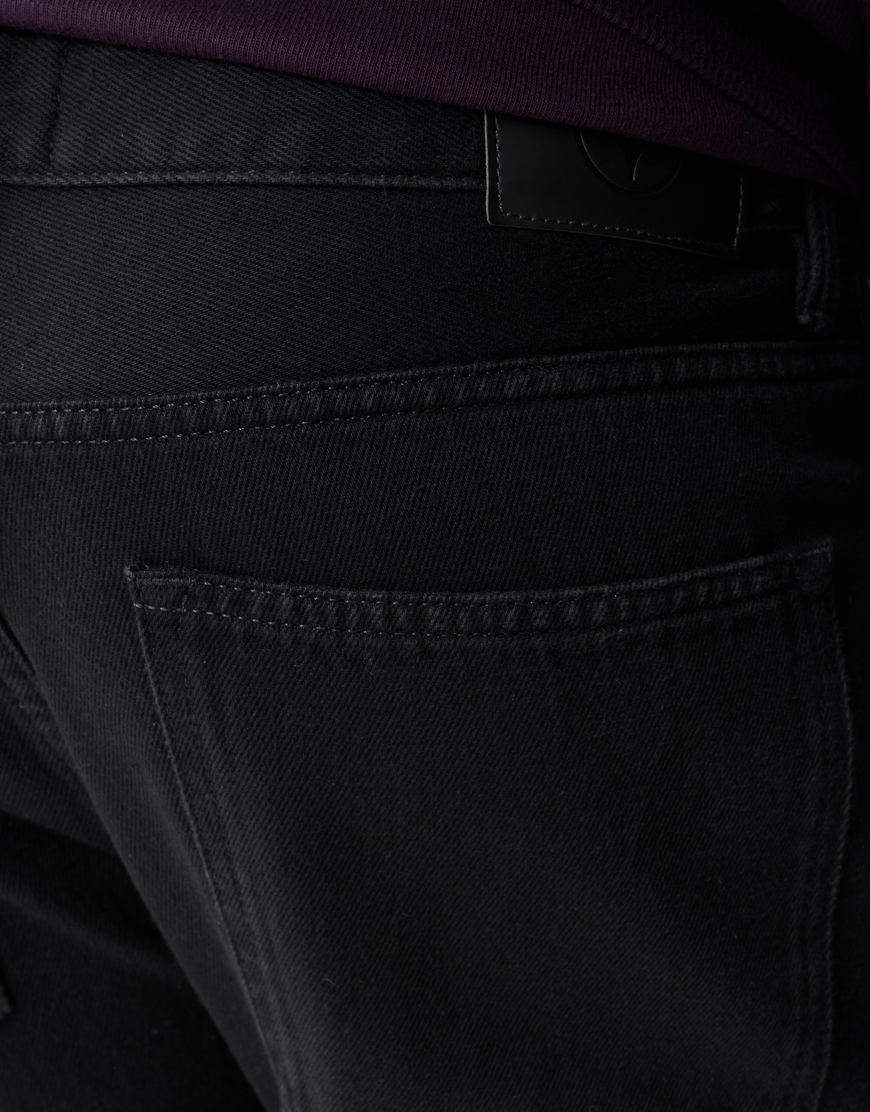 Relaxed Fit Jeans Washed Zwart SHOEBY MEN